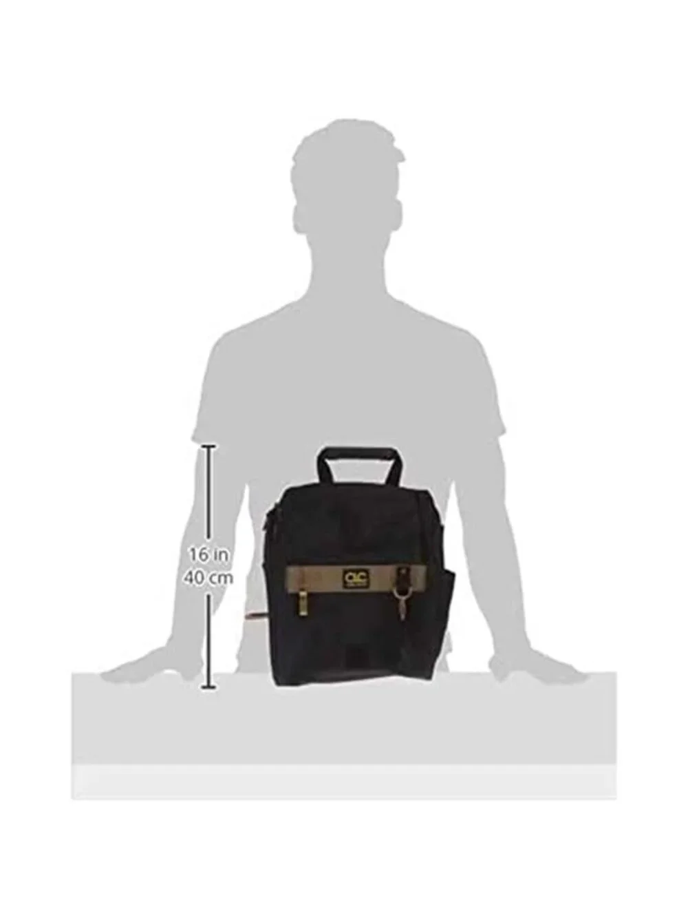 Electrician Tool Bag 21 Pocket Zipper Tool Organizer Carry Tote Shoulder Strap